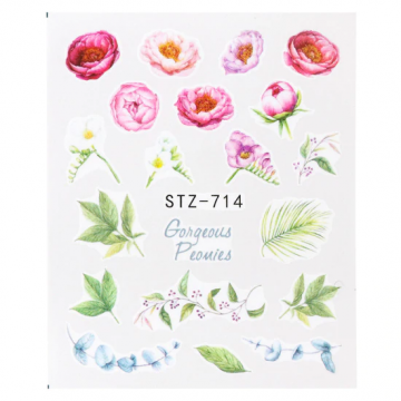 Tatuaj decor unghii STZ-714 - STZ714 - Everin.ro