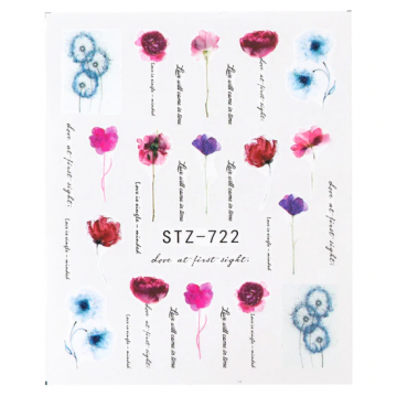 Tatuaj decor unghii STZ-722 - STZ722 - Everin.ro