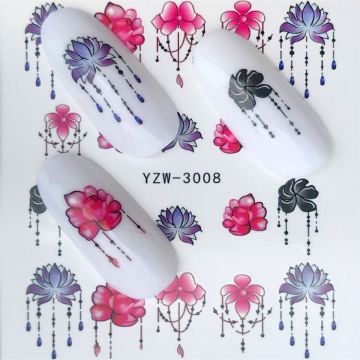 Tatuaj decor unghii YZW-3008 - YZW-3008 - Everin.ro