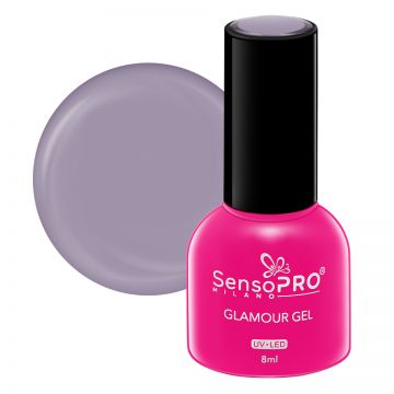 Oja Semipermanenta Glamour Gel SensoPRO Milano 8ml, Elegant Orchid #48