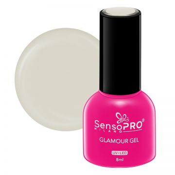 Oja Semipermanenta Glamour Gel SensoPRO Milano 8ml, Glam Nude #27