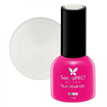 Oja Semipermanenta Glamour Gel SensoPRO Milano 8ml, Let's Glow #109