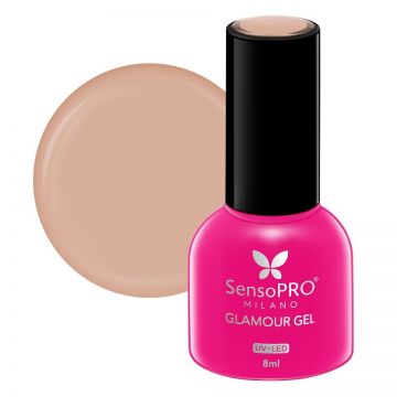 Oja Semipermanenta Glamour Gel SensoPRO Milano 8ml, Remastered Nude #21