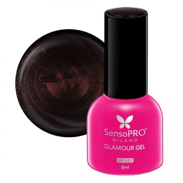 Oja Semipermanenta Glamour Gel SensoPRO Milano 8ml, Star Lips #119