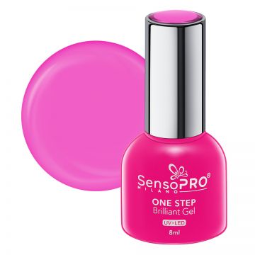 Oja Semipermanenta One Step Brilliant Gel SensoPRO Milano 8ml, Bonbon Fairy #11