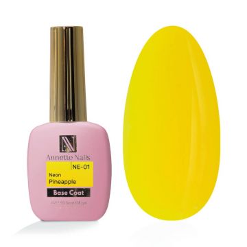 Rubber Base Annette Nails Neon Pineapple NE-01