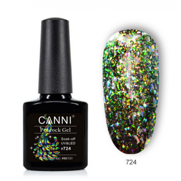 Oja Semipermanenta CANNI Peacock (coada de paun) 724 - Evoqe