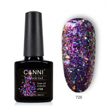 Oja Semipermanenta CANNI Peacock (coada de paun) 726 - Evoqe