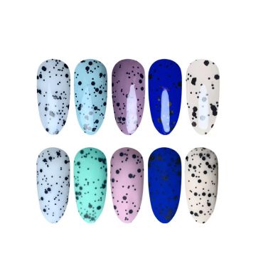 Top Coat- Black Dots Everin 15ml
