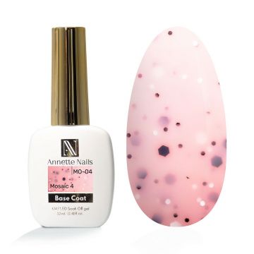 Baza Rubber Annette Nails Mosaic 4 MO-04