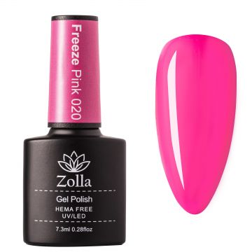 Oja Semipermanenta Zolla Hema Free Freeze Pink 020 - 7.3ml