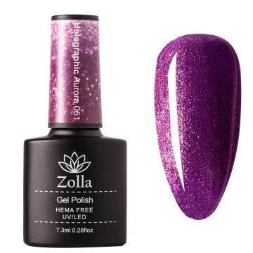 Oja Semipermanenta Zolla Hema Free Holographic Aurora 051 - 7.3ml