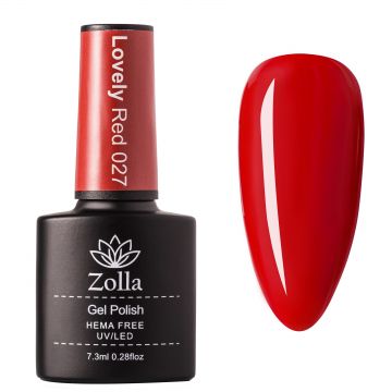 Oja Semipermanenta Zolla Hema Free Lovely Red 027 - 7.3ml