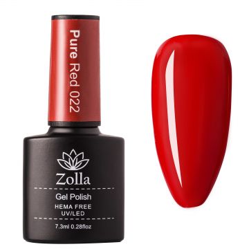 Oja Semipermanenta Zolla Hema Free Pure Red 022 - 7.3ml
