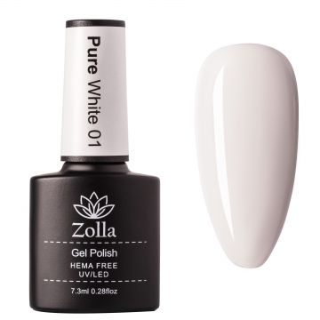 Oja Semipermanenta Zolla Hema Free Pure White 01 - 7.3ml