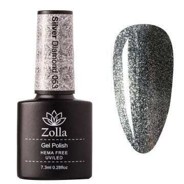 Oja Semipermanenta Zolla Hema Free Silver Diamond 053 - 7.3ml