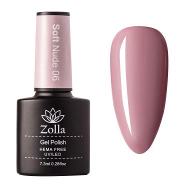 Oja Semipermanenta Zolla Hema Free Soft Nude 06 - 7.3ml