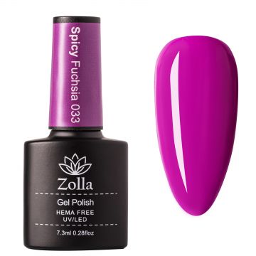 Oja Semipermanenta Zolla Hema Free Spicy Fuchsia 033 - 7.3ml