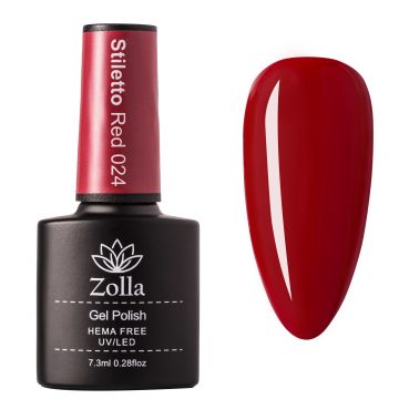 Oja Semipermanenta Zolla Hema Free Stiletto Red 024 - 7.3ml