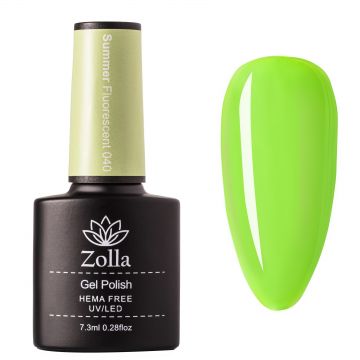 Oja Semipermanenta Zolla Hema Free Summer Fruorescent 040 - 7.3ml