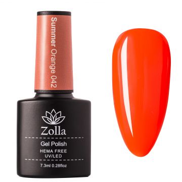 Oja Semipermanenta Zolla Hema Free Summer Orange 042 - 7.3ml