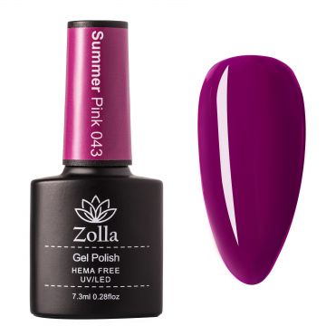 Oja Semipermanenta Zolla Hema Free Summer pink 043 - 7.3ml