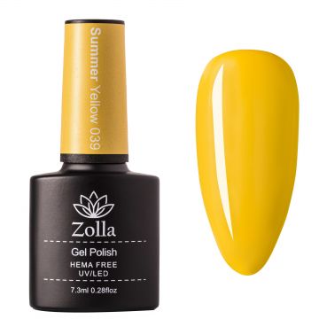Oja Semipermanenta Zolla Hema Free Summer Yellow 039 - 7.3ml