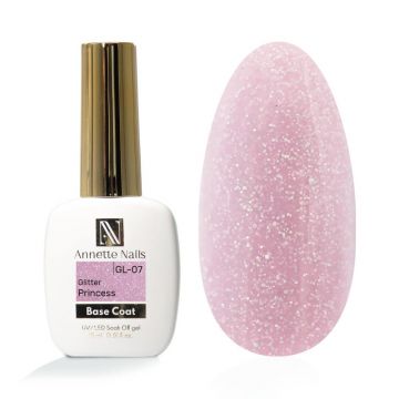 Baza Rubber Annette Nails Glitter Princess 12ml GL-07