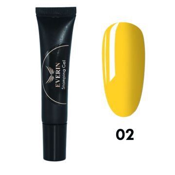 Gel pentru stampila la tub Everin- 02 Galben - SGE-02 - Everin.ro
