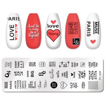 MATRITA DECOR UNGHII PY-X009 - PY-X009 - Everin.ro