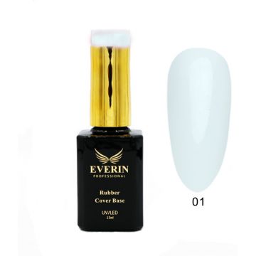 Rubber Cover Base Everin 15ml- 01 Alb laptos - RBC-01 - Everin.ro