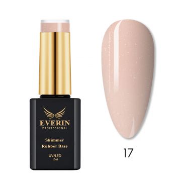 Shimmer Rubber Base Everin 15ml- 17 - SRB-17 - Everin.ro