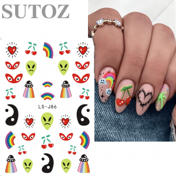 Sticker Decor Unghii Halloween LS-J86 - LS-J84 - EVERIN