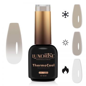 Oja Semipermanenta Termica 3 Culori LUXORISE ThermoCool - Cashmere Love 10ml