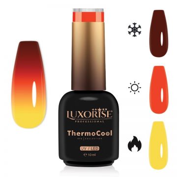 Oja Semipermanenta Termica 3 Culori LUXORISE ThermoCool - Misty Moon 10ml