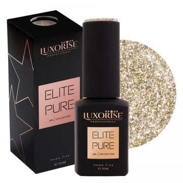 Oja Semipermanenta Hema Free LUXORISE ELITE PURE- Champagne Gold, 15ml