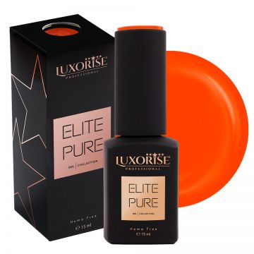 Oja Semipermanenta Hema Free LUXORISE ELITE PURE- Coral Burst, 15ml