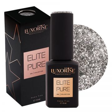 Oja Semipermanenta Hema Free LUXORISE ELITE PURE- Sophisticated Silver, 15ml