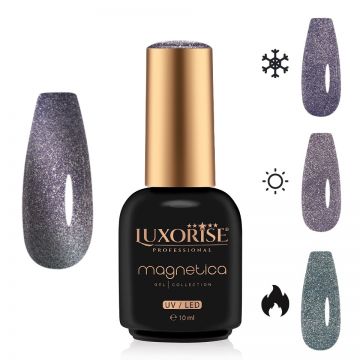 Oja Semipermanenta LUXORISE MAGNETICA - ThermoCharm, Cosmic Cobalt 10ml