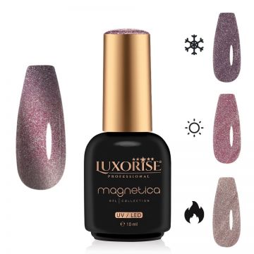 Oja Semipermanenta LUXORISE MAGNETICA - ThermoCharm, Lilac Enigma 10ml