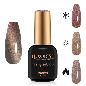 Oja Semipermanenta LUXORISE MAGNETICA - ThermoCharm, Siren Sunset 10ml