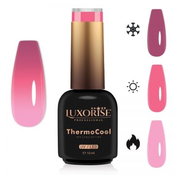 Oja Semipermanenta Termica 3 Culori LUXORISE ThermoCool - Infinite Grace 10ml