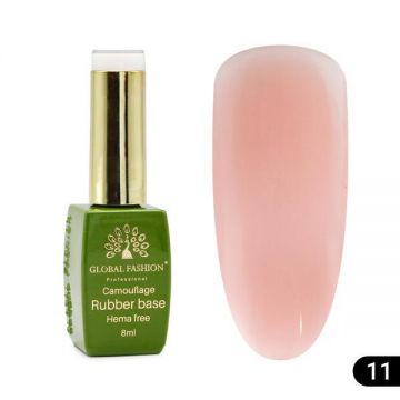 Bază de unghii Camouflage, fără Hema, 8 ml, 11