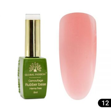 Bază de unghii Camouflage, fără Hema, 8 ml 12