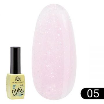 Bază pentru unghii Opal Rubber Base, Global Fashion 8 ml, 05