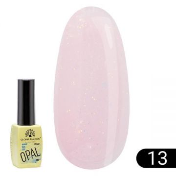 Bază pentru unghii Opal Rubber Base, Global Fashion 8 ml, 13