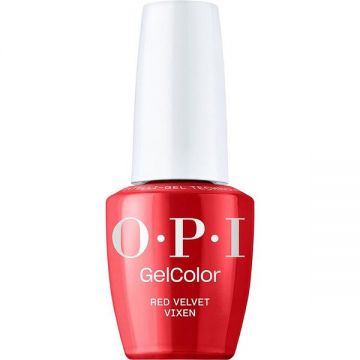 Lac de Unghii Semipermanent Hema-Free - OPI Gel Color, Good Enough To Treat Collection, nuanta Red Velvet Vixen, 15 ml