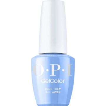 Lac de Unghii Semipermanent Hema-Free - OPI Gel Color, Make 'Em Jelly Collection, nuanta Blue Them All Away, 15 ml