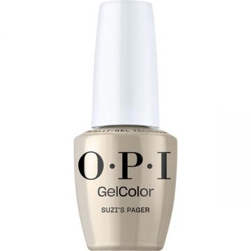 Lac de Unghii Semipermanent Hema-Free - OPI Gel Color, Mani-tude Collection, nuanta Suzi’s Pager, 15 ml