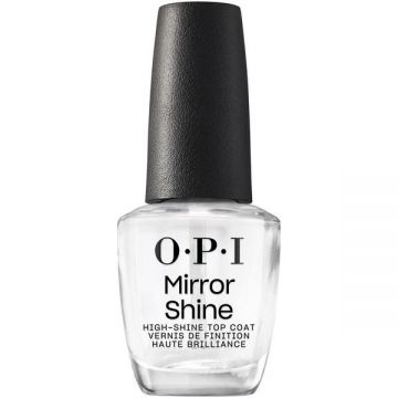 Lac de Unghii Transparent Top Coat - OPI Nail Lacquer Mirror Shine, 15 ml